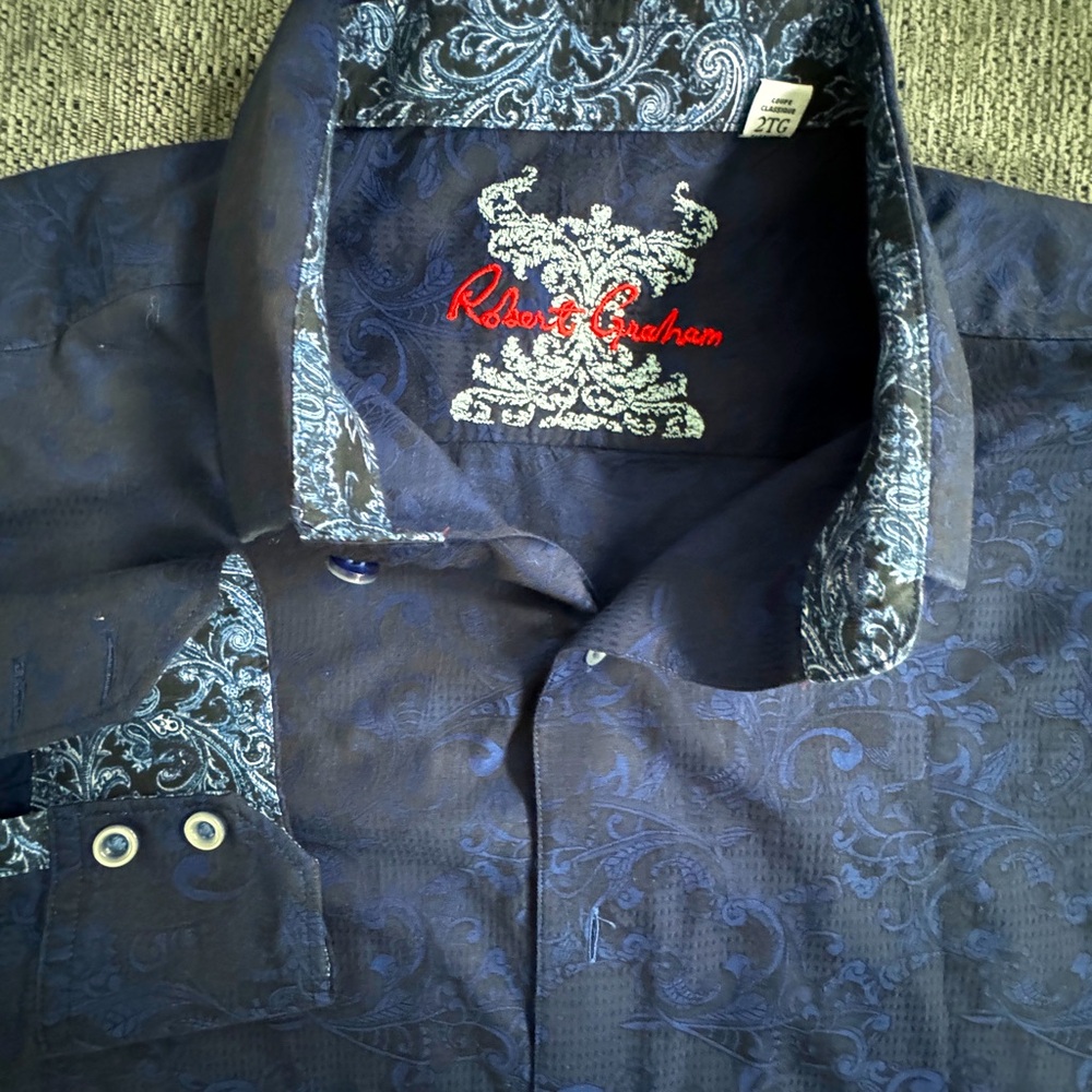 ROBERT GRAHAM classic men’s long sleeve shirt
